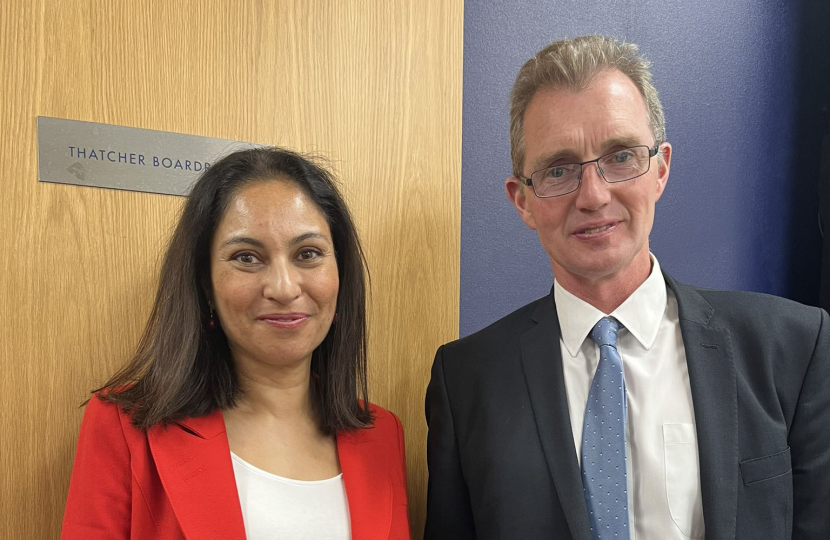 Naz Panju and David Davies MP